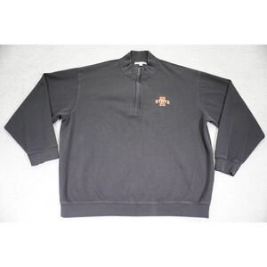 Cutter & Buck Sweater Mens 2XB 1/4 Zip Long Sleeve Iowa State Cyclones Mock Neck